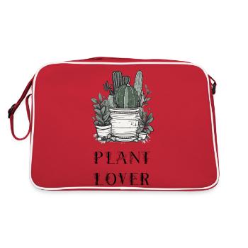 Amoureux des plantes - Sac Retro - rouge/blanc - Dos