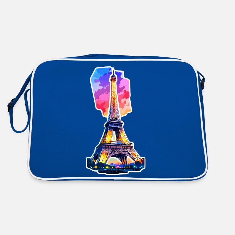 Eiffel Tower #4 Retro Bag