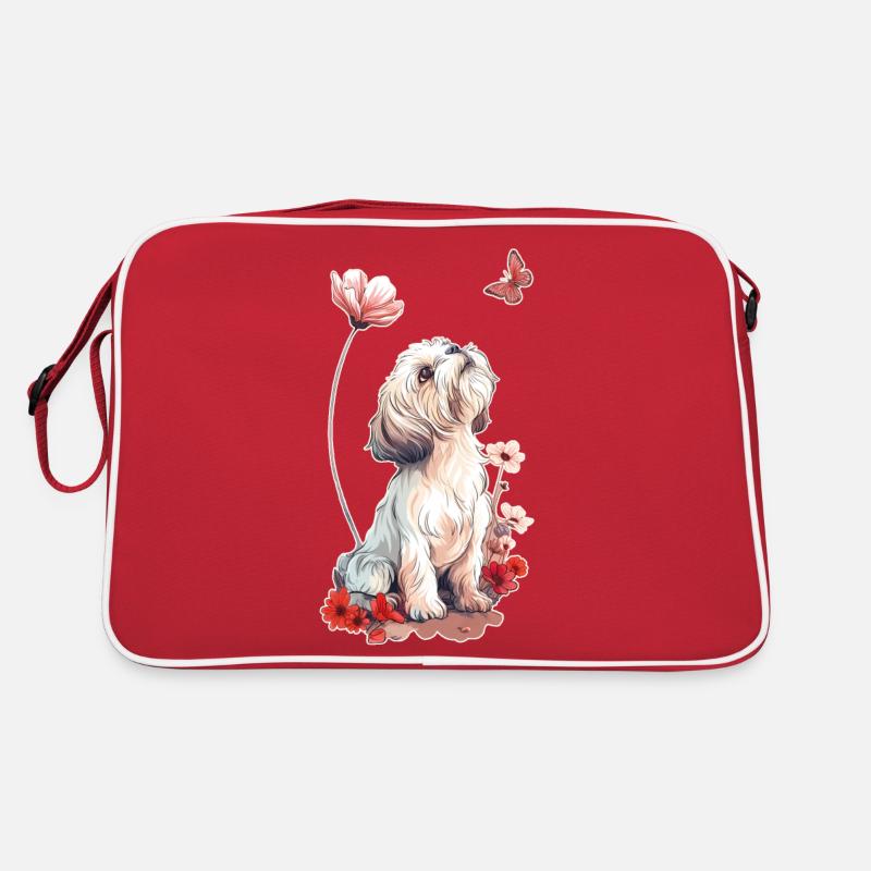 Shih Tzu et papillon Sac Retro