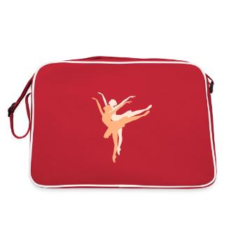 Danseurs - Sac Retro - rouge/blanc - Dos