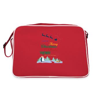 1 ulti noeil - Sac Retro - rouge/blanc - Dos