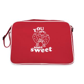 Sweet Fruits Sweet Embrace Compliment Cadeau - Sac Retro - rouge/blanc - Dos