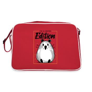 I am a limited edition - Sac Retro - rouge/blanc - Dos