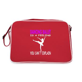 Ballet danse ballet danseur ballet danseur - Sac Retro - rouge/blanc - Dos