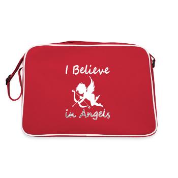 Anges anges anges j’aime les anges - Sac Retro - rouge/blanc - Dos