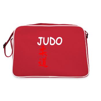 Judo entraîneur judo entraîner le judo cadeau de sport de combat - Sac Retro - rouge/blanc - Dos