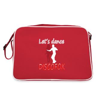 Discofox danse danse dansante couple de danse cadeau - Sac Retro - rouge/blanc - Dos