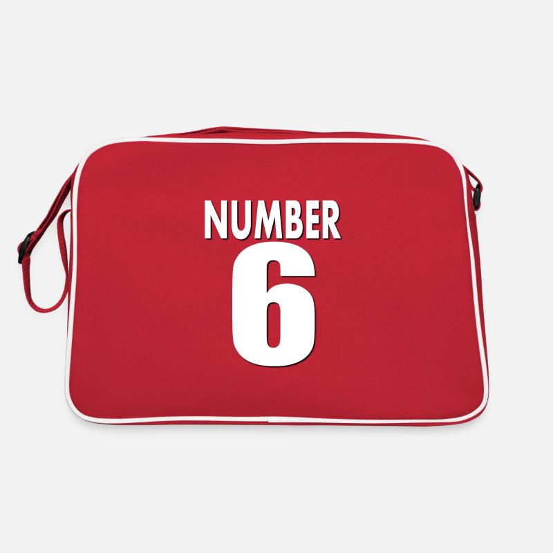Numéro 6 Numéro 6 six J’ai 6 ans Cadeau Sac Retro