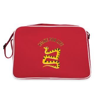 serpent venimeux pour la vie Boa Safari Gift - Sac Retro - rouge/blanc - Dos