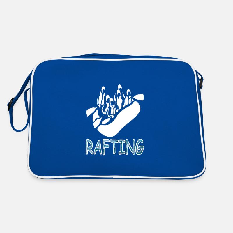 Rafting Kanu Kajak Ruderboot Boot Ruderer Geschenk Retro Tasche