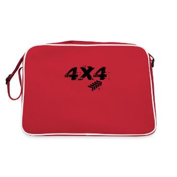 4x4 by Aggro Chief (R) - Retro Tasche - Rot/Weiß - Hinten