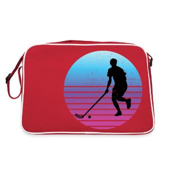 Hockey Women Salibandy Floorball Floorball - Retro Bag - red/white - Back