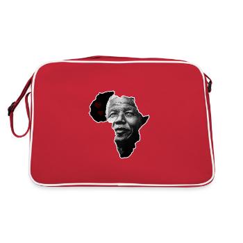 Nelson Mandela Love - Retro Bag - red/white - Back