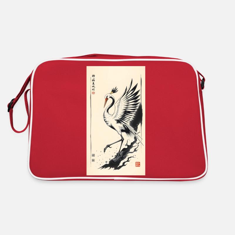 Kranich Retro Tasche