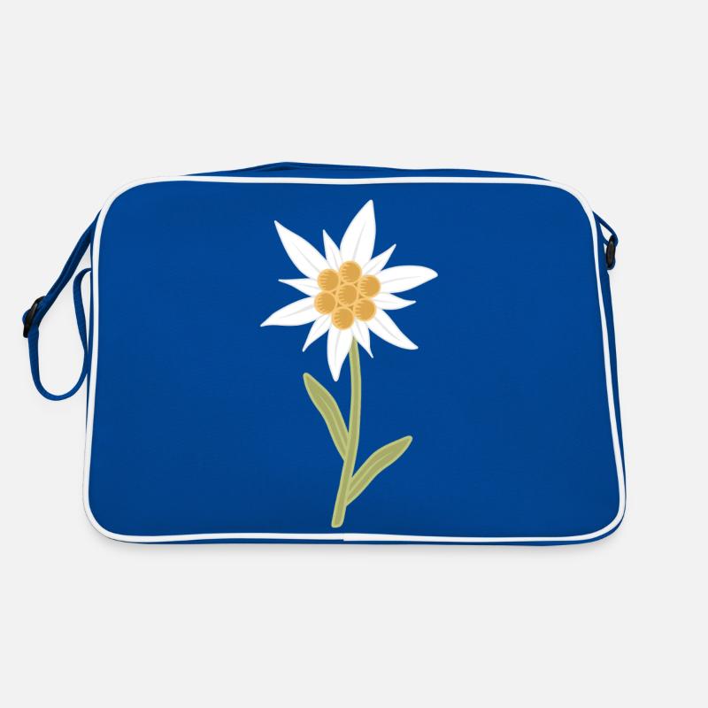 Fleur d’edelweiss Sac Retro