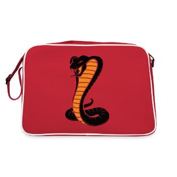 Cobra cool, roi des serpents venimeux - Sac Retro - rouge/blanc - Dos