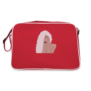 Sexy girl - Sac Retro - rouge/blanc - Dos