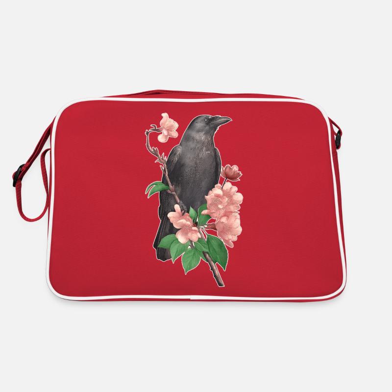 Raven - Retro Bag - red/white