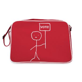 Select - English - Retro Bag - red/white - Back