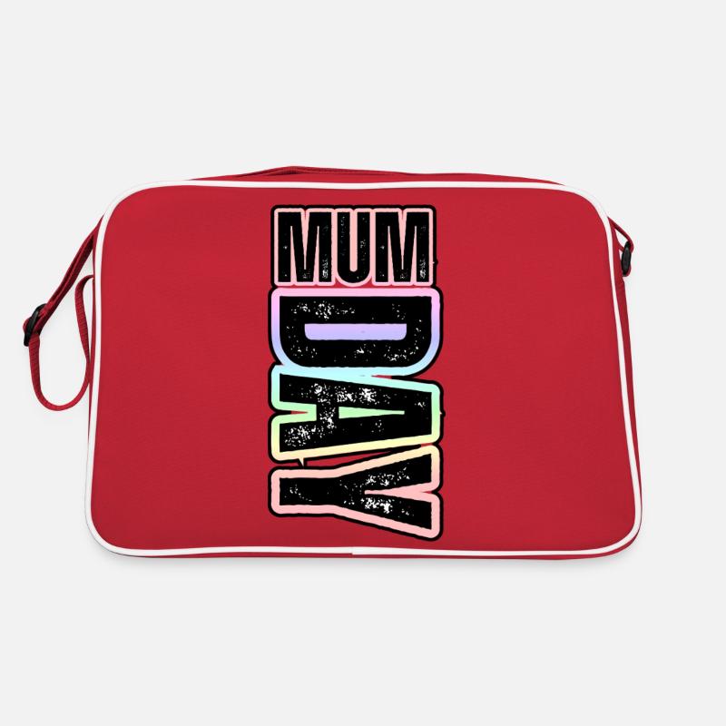 MUM DAY – ein pastellfarbenes Geschenk zum Muttertag Retro Tasche