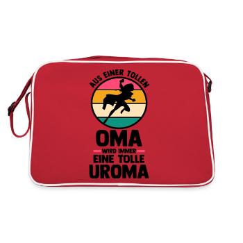 Grand-mère Grand-mère Arrière-grand-mère Arrière-grand-mère - Sac Retro - rouge/blanc - Dos