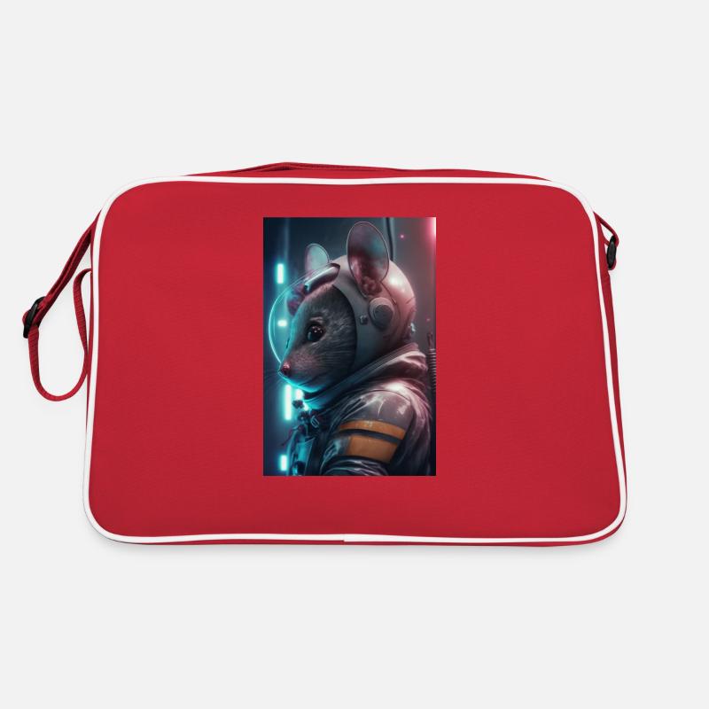 Mouse in space Retro Bag