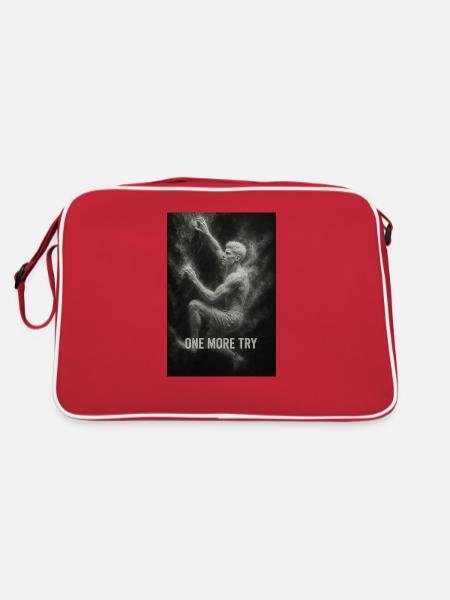 Encore un essai. - Sac Retro - rouge/blanc - Dos