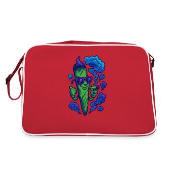 Joint Venture - Retro Tasche - Rot/Weiß - Hinten