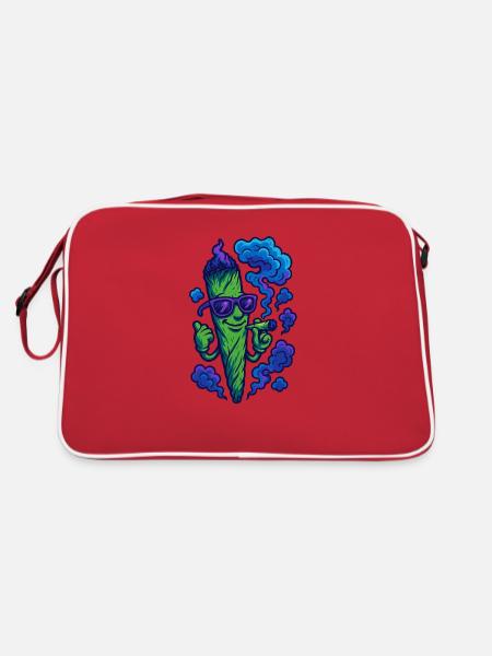 Joint Venture - Retro Tasche - Rot/Weiß - Hinten