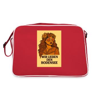 We love the BodenseeGirl - Retro Bag - red/white - Back