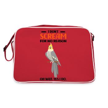 Calopsitte - Sac Retro - rouge/blanc - Dos