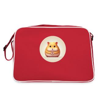 Hamster - Sac Retro - rouge/blanc - Dos