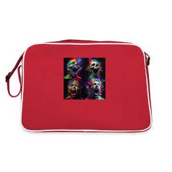 Cri hypnotique - Sac Retro - rouge/blanc - Dos