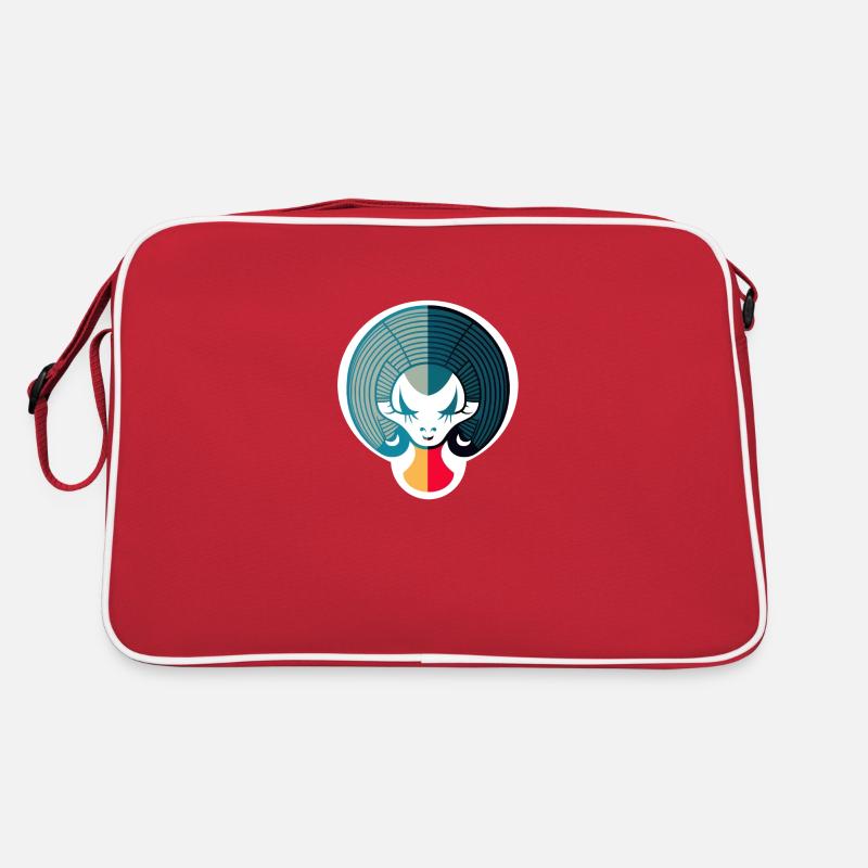 Abstract Capricorn - Retro Bag - red/white