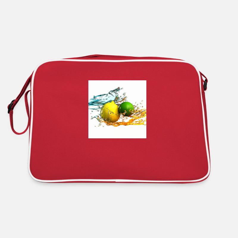 Citrus Splash - Retro Bag - red/white