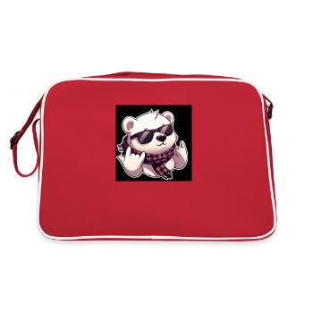Ours Cool Ours polaire - Sac Retro - rouge/blanc - Dos