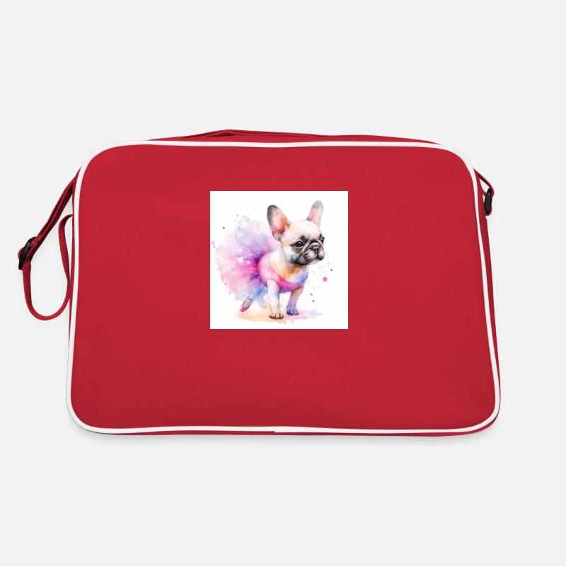Bully Ballerina - Retro Tasche - Rot/Weiß