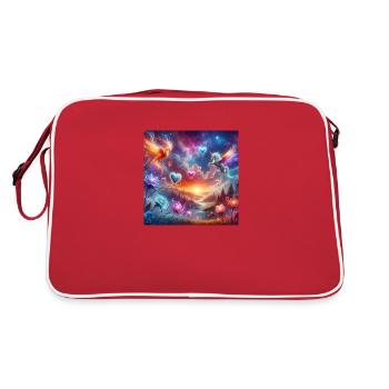 Créatures mystiques 1 - Sac Retro - rouge/blanc - Dos