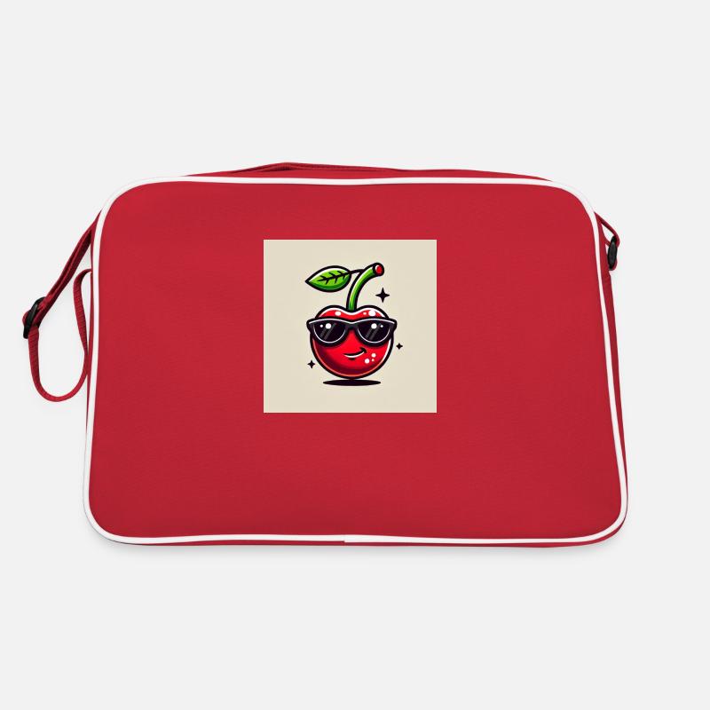 Kirsch - Retro Tasche - Rot/Weiß