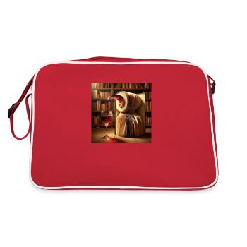 Hêtre et vin - Sac Retro - rouge/blanc - Dos