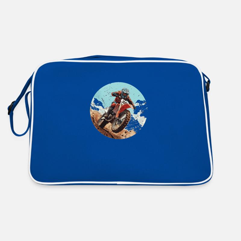Experience the motocross rush up close Retro Bag