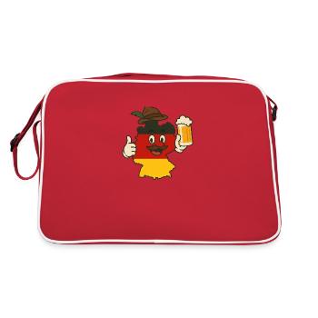 Germany - Retro Bag - red/white - Back