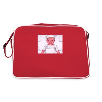 IMG 1343 - Retro Bag - red/white - Back