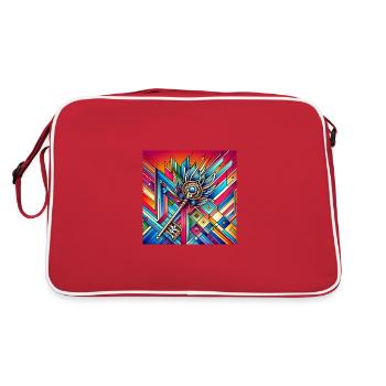 Clé - Sac Retro - rouge/blanc - Dos