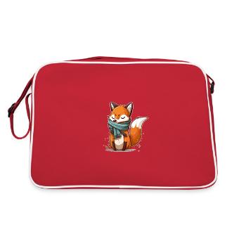 Fancy Fox - Sac Retro - rouge/blanc - Dos
