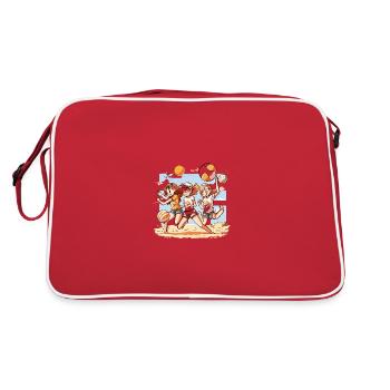 Servir et plage - Sac Retro - rouge/blanc - Dos