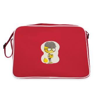 Le Lemon Chic - Sac Retro - rouge/blanc - Dos