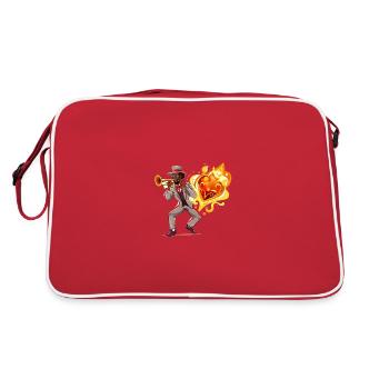 Trumpet Virtuoso - Retro Bag - red/white - Back