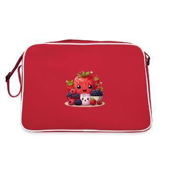 Berry Bliss - Retro Bag - red/white - Back