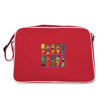The Silly Striders - Retro Bag - red/white - Back